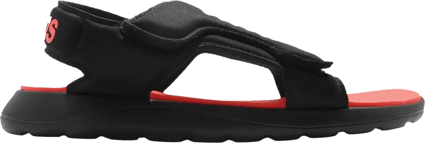 Adidas Comfort Sandal J &#039;Black Solar Red&#039;