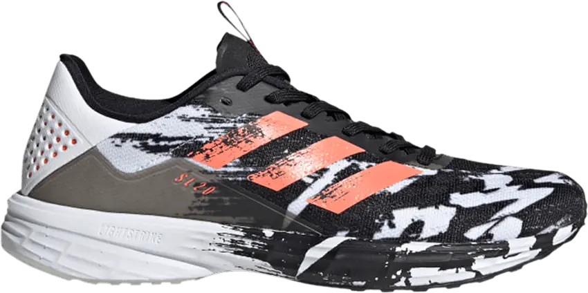  Adidas SL20 &#039;Black Signal Coral&#039;