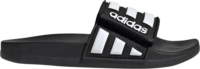  Adidas Adilette Comfort ADJ J &#039;Black&#039;