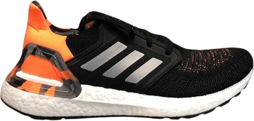 Adidas UltraBoost 20 &#039;Black Signal Coral&#039; Sample