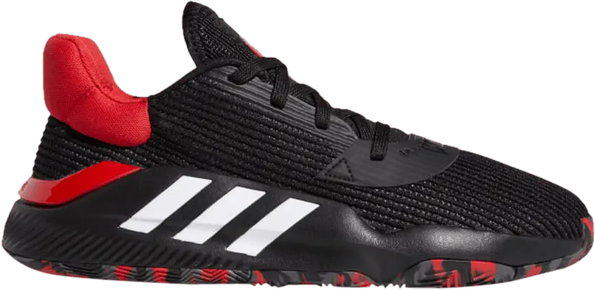  Adidas Pro Bounce 2019 Low &#039;Black Scarlet&#039;