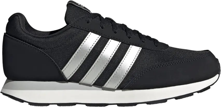  Adidas Wmns Run 60s 3.0 &#039;Black Silver Metallic&#039;