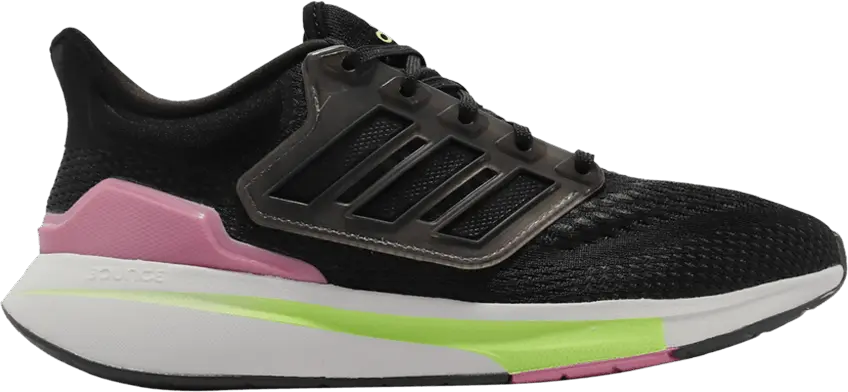  Adidas Wmns EQ21 Run &#039;Black Pink&#039;