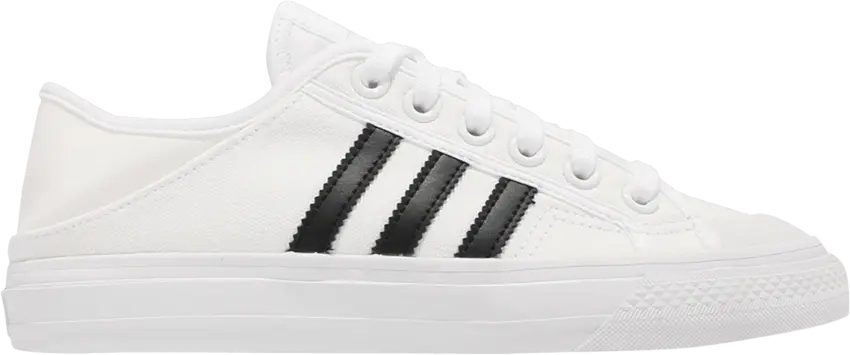 Adidas Collapsible Nizza Low &#039;White Black&#039;