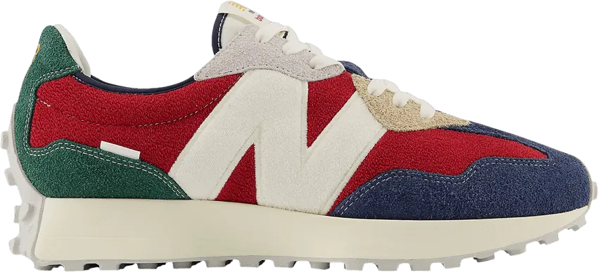  New Balance 327 Crimson Natural Indigo