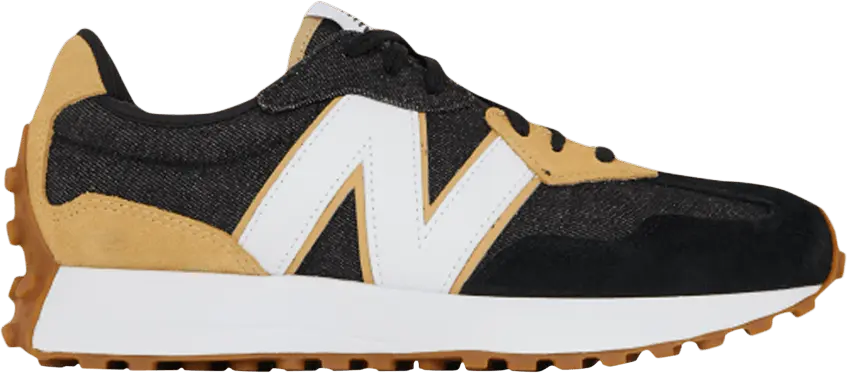  New Balance 327 &#039;Black Denim Beige&#039;