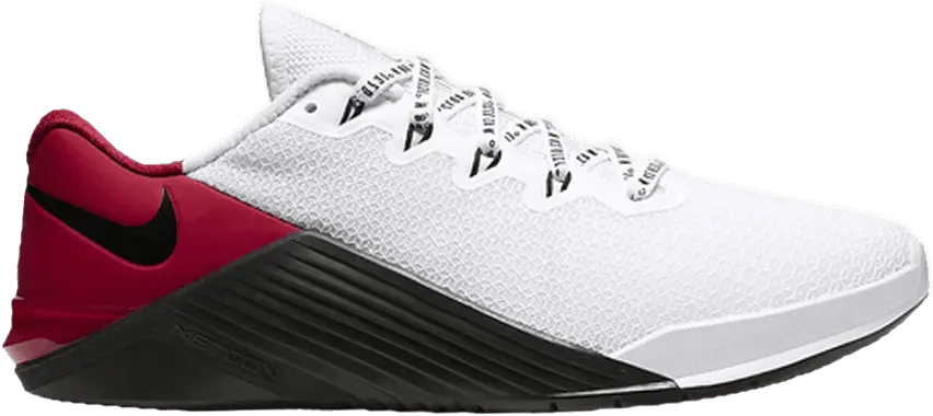  Nike Metcon 5 + &#039;White Black Red&#039; Sample