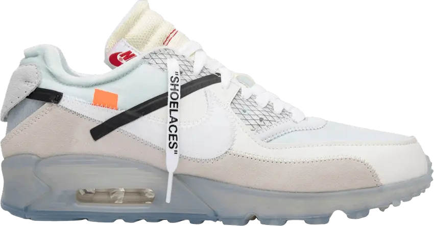  Nike Off-White x Air Max 90 &#039;Sail&#039; Sample