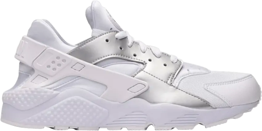  Nike Air Huarache White/Metallic Silver