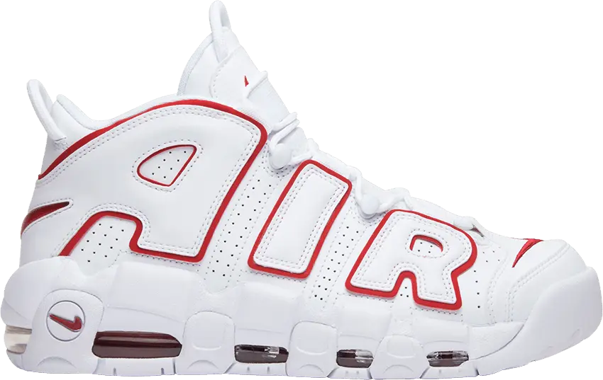  Nike Air More Uptempo &#039;White Varsity Red&#039; 2018