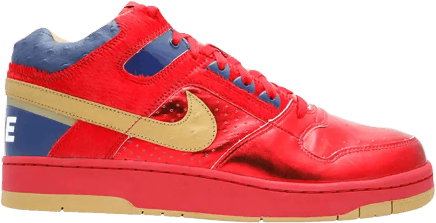  Nike Delta Force Mid Red Gold