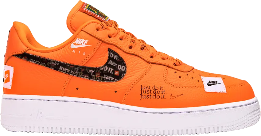  Nike Air Force 1 Low Just Do It Pack Total Orange