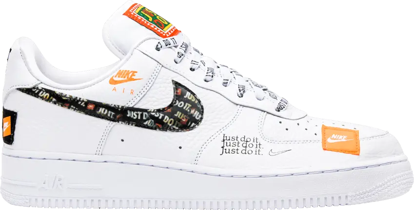  Nike Air Force 1 Low Just Do It Pack White/Black