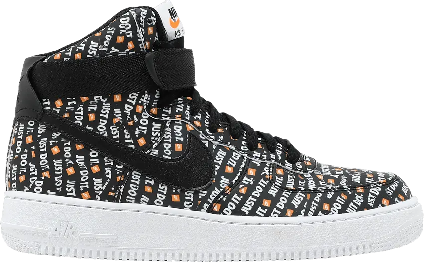 Nike Air Force 1 High Just Do It Pack Black