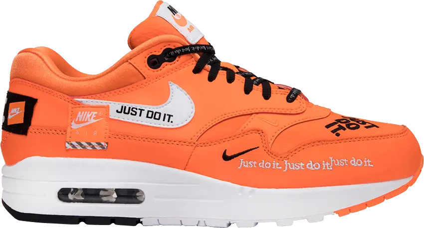  Nike Air Max 1 Just Do It Orange (Women&#039;s)