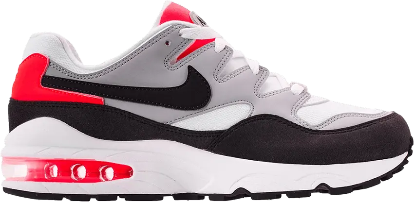 Nike Air Max 94 Wolf Grey Bright Crimson