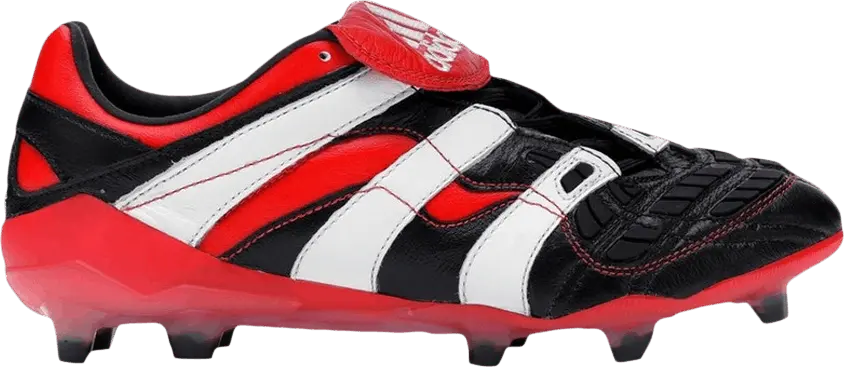  Adidas adidas Predator Accelerator Firm Ground Cleat Black White Red