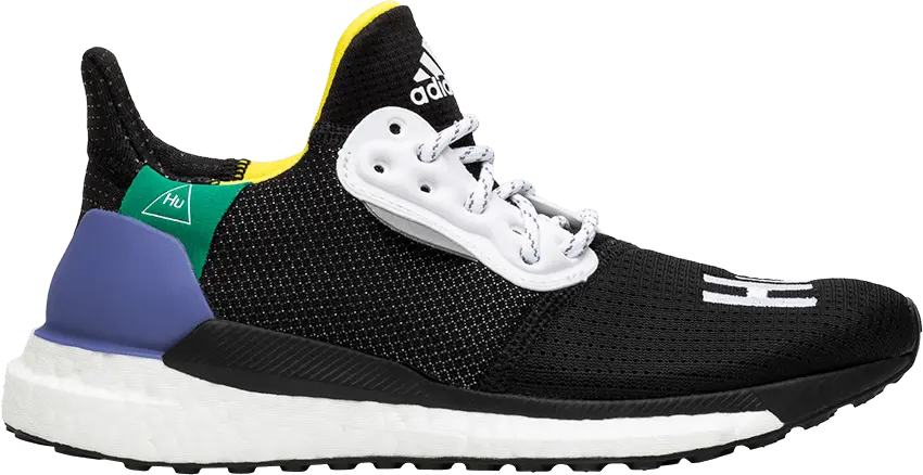  Adidas adidas Solar Hu Glide Pharrell Core Black (Women&#039;s)