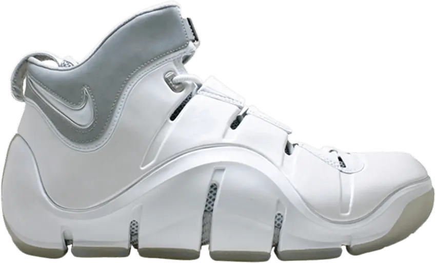  Nike LeBron 4 White Chrome