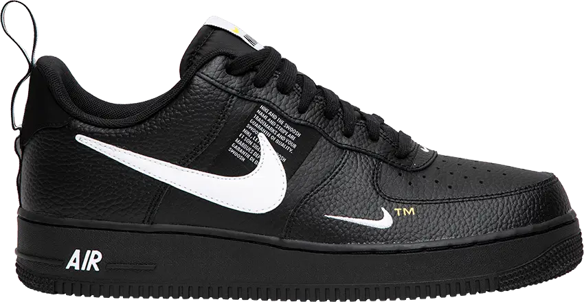  Nike Air Force 1 Low Utility Black White