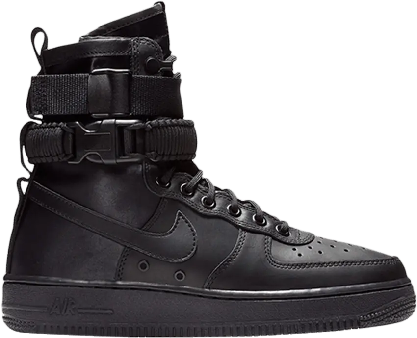  Nike Air Force 1 Triple Black Leather (Women&#039;s)