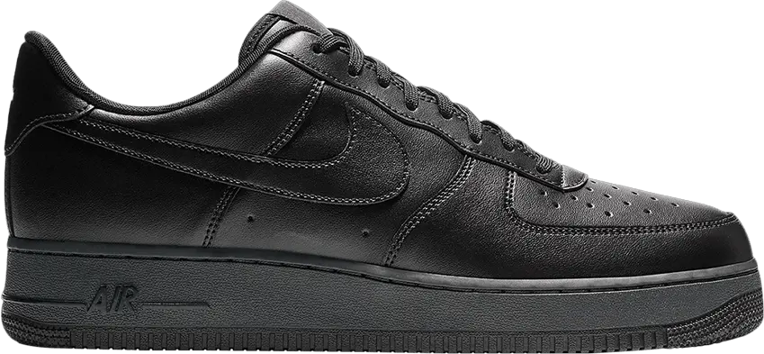  Nike Air Force 1 Flyleather Black