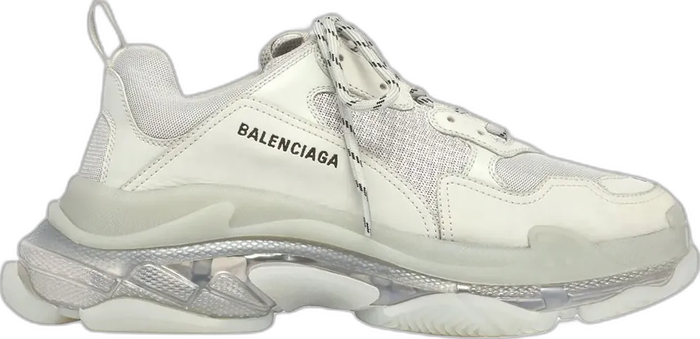  Balenciaga Triple S Clear Sole Grey