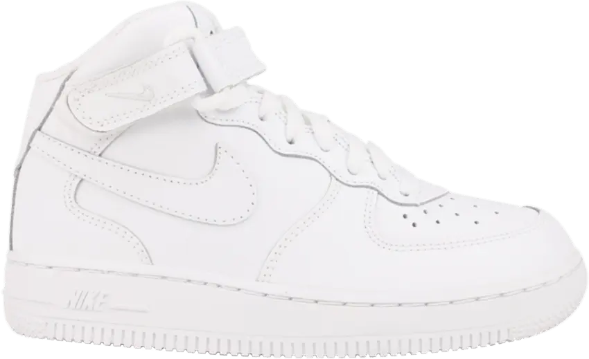  Nike Air Force 1 Mid White (PS)