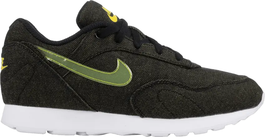  Nike Wmns Outburst LX &#039;Black Bright Citron&#039;