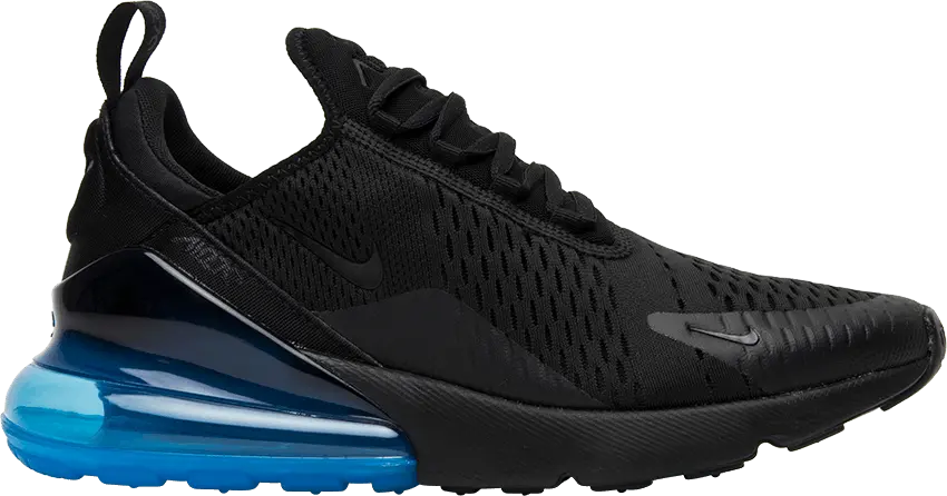  Nike Air Max 270 Black Photo Blue