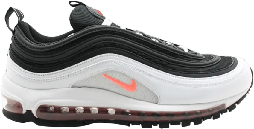  Nike Air Max 97 [White/Bright Mango-=Black-Varsity Red]