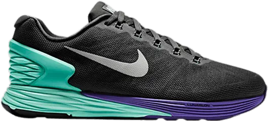 Nike Wmns LunarGlide 6 [Medium Ash/Hyper Turquoise/Hyper Grape/Black]