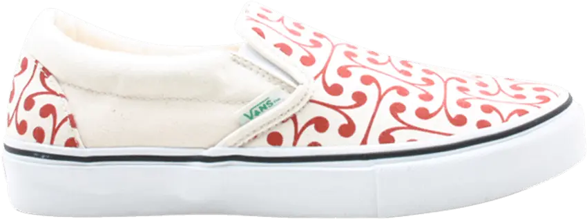 Vans Classic Slip On Lx [Cherry/Natural]