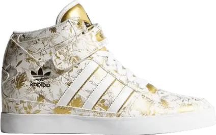 Adidas Forum Up Shoes [Running White Ftw / Metallic Gold / Black]