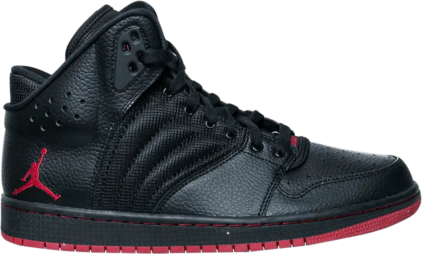 Jordan 1 Flight 4 Premium [black/gym red-black]