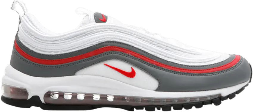  Nike Air Max 97 [White/Varsity Red-Dark-Gray/Black]