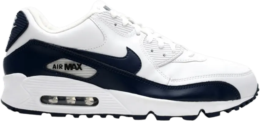  Nike Air Max 90 [White/Midnight Navy]