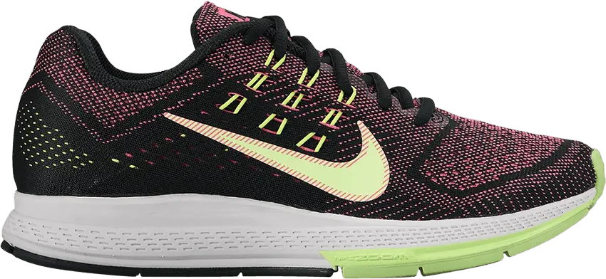  Nike Wmns Air Zoom Structure 18 [Pink Power/Ghost Green-Black-Volt]