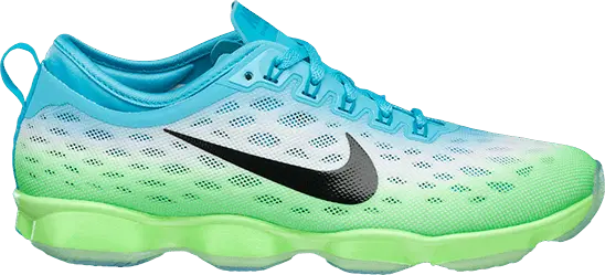  Nike Wmns Zoom Fit Agility [Clearwater/Flash Lime/Blue Lagoon/Black]