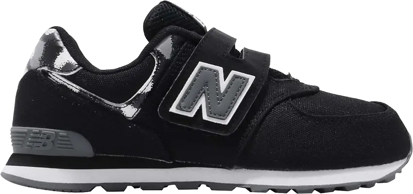  New Balance 574 Kids &#039;Black White&#039; [Black/White]