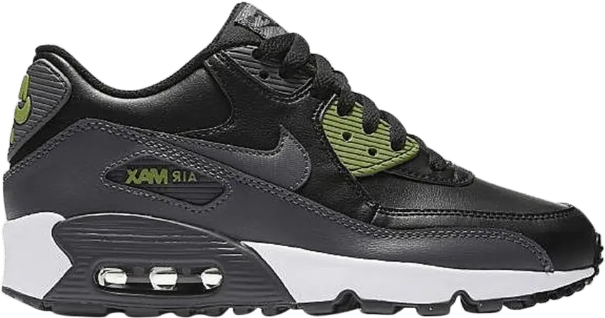  Nike Air Max 90 LTR GS [Black/Dark Grey-Green]