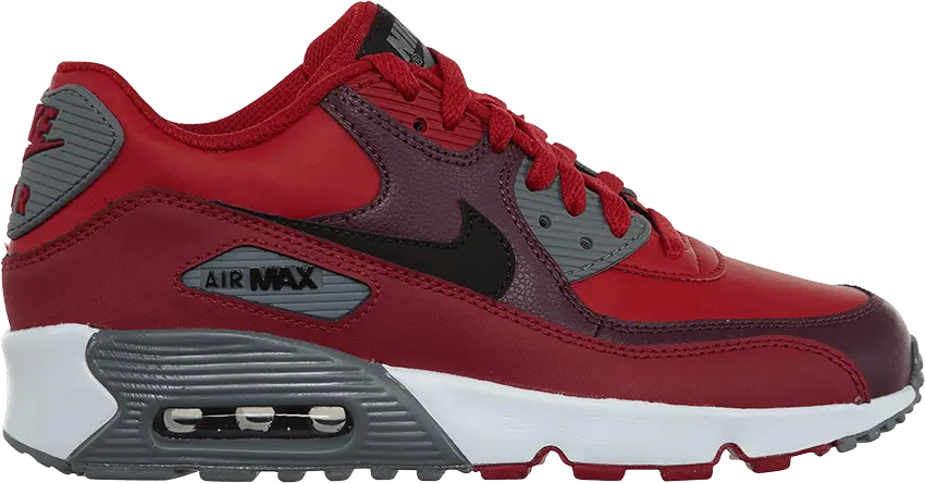  Nike Air Max 90 LTR GS [Gym Red/Black-Noble Red]
