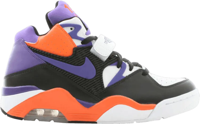  Nike Air Force 180 [White/Black-Varsity Purple]