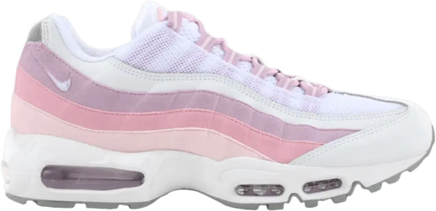  Nike Wmns Air Max 95 [White/White-Pink Mist-Real Pink]