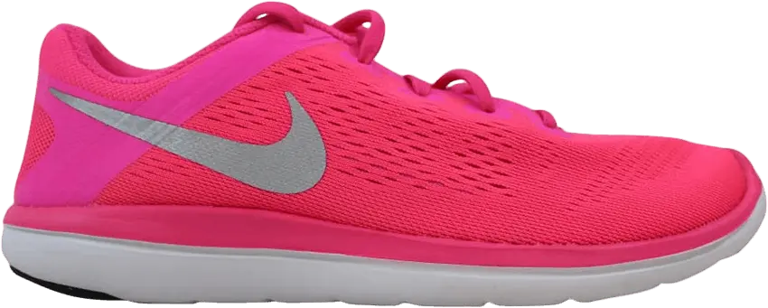 Nike Flex 2016 RN GS &#039;Pink Blast&#039; [Pink Blast/Metallic Silver-Black]