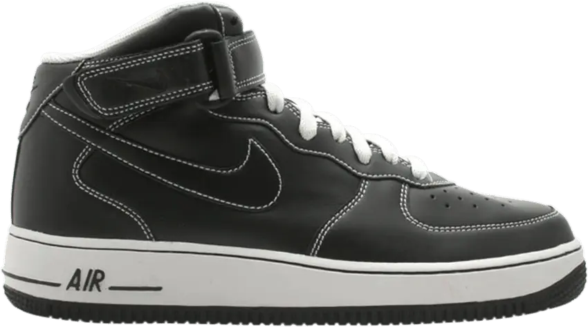  Nike Air Force 1 Mid [Black/Black-Neutral Grey]