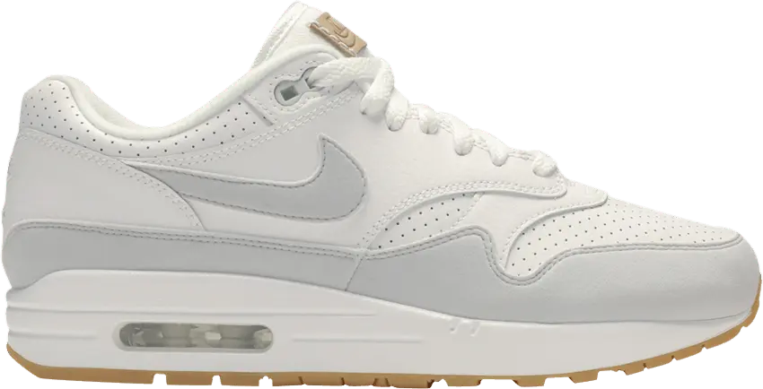  Nike Air Max 1 White Platinum Gum