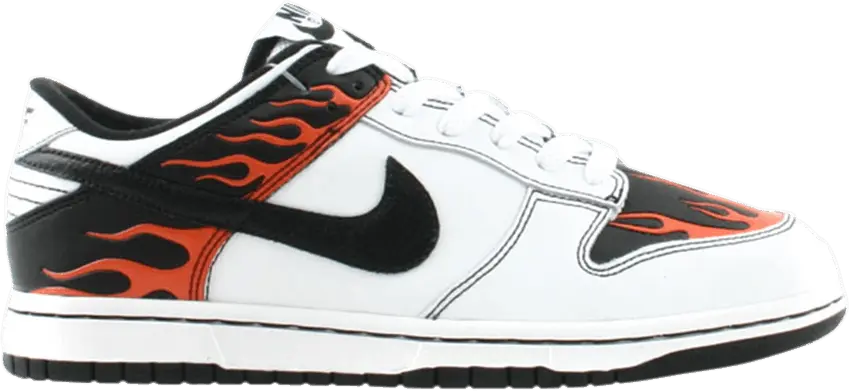  Nike Dunk Low GS [White/Black-College Orange]