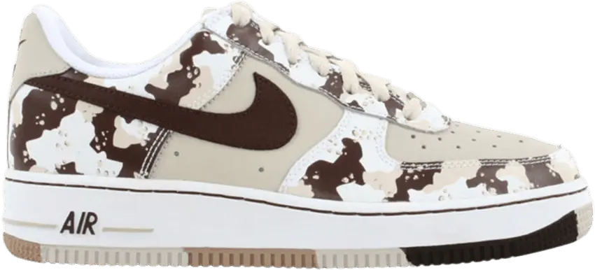  Nike Air Force 1 Low Prem Le Gs [Birch/Light Chocolate-Bone-White]