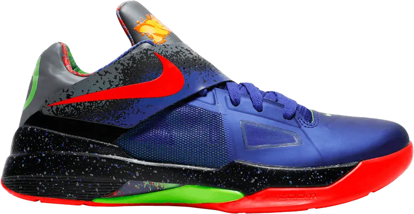  Nike Zoom KD 4 &#039;Nerf&#039; Sample [Cncrd/Brght Crmsn-Blk-C]